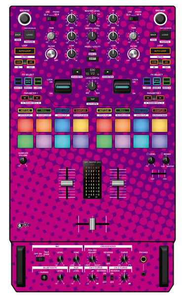 Pioneer DJ DJM S7 Skin Gradienter Purple